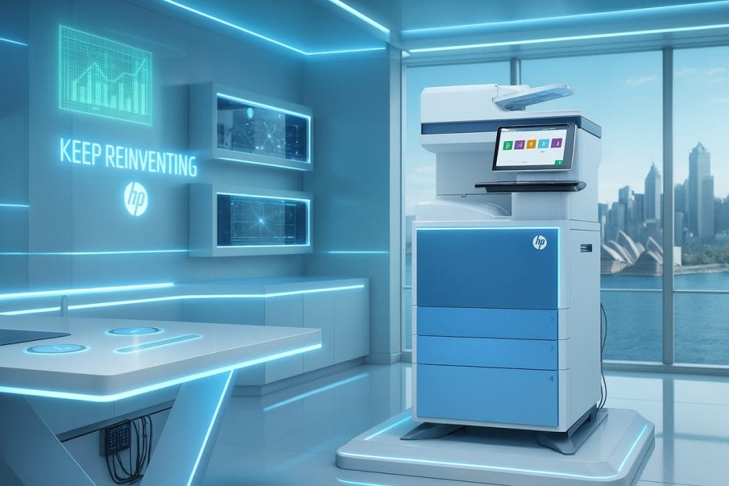 E786 In a Futuristic Office Home